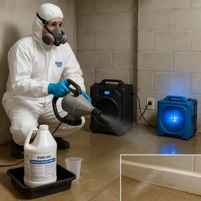 Sanitization and Odor Removal process in Lowell, MI