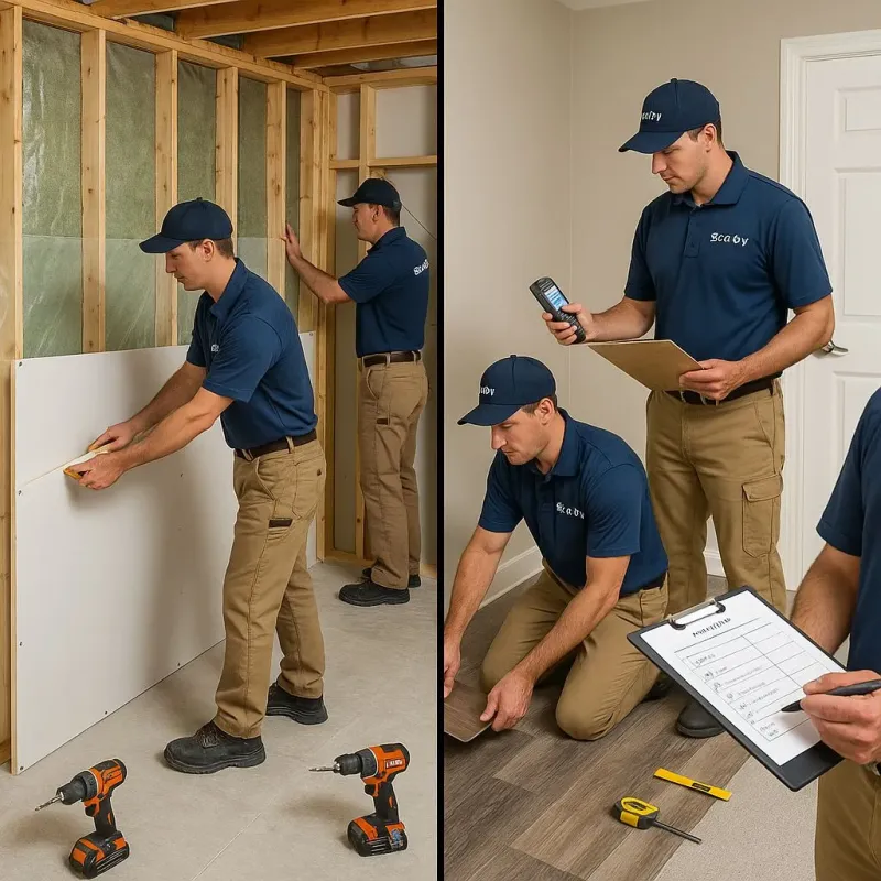 Repairs and Reconstruction process in Lowell, MI