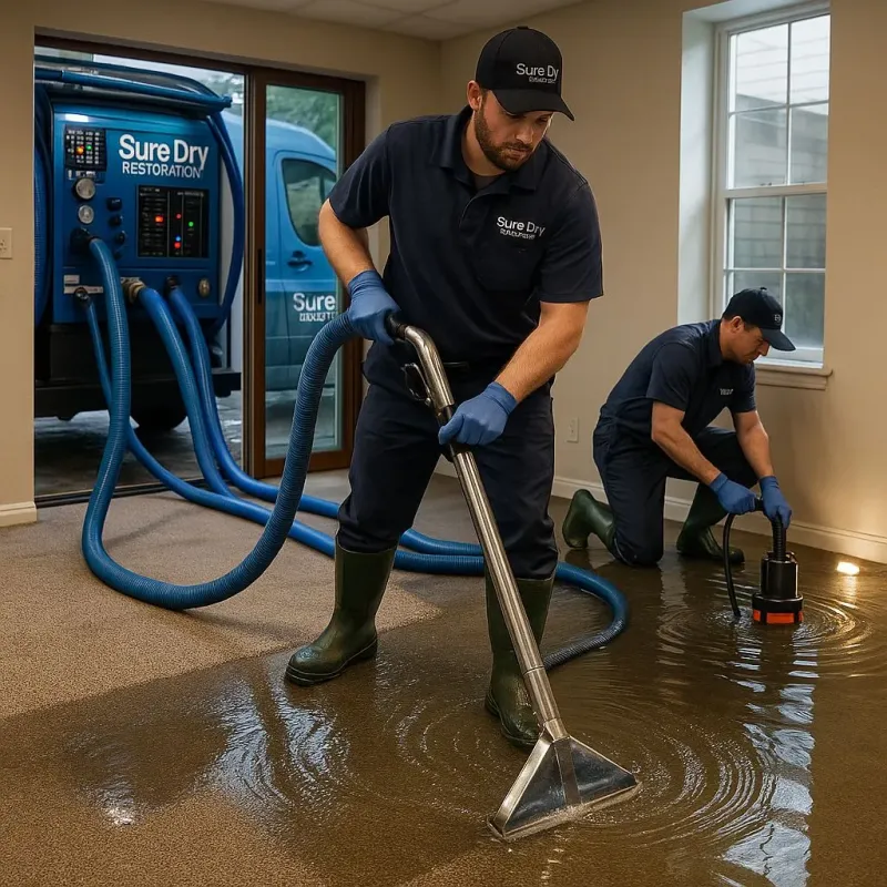 Water Extraction and Removal process in Lowell, MI